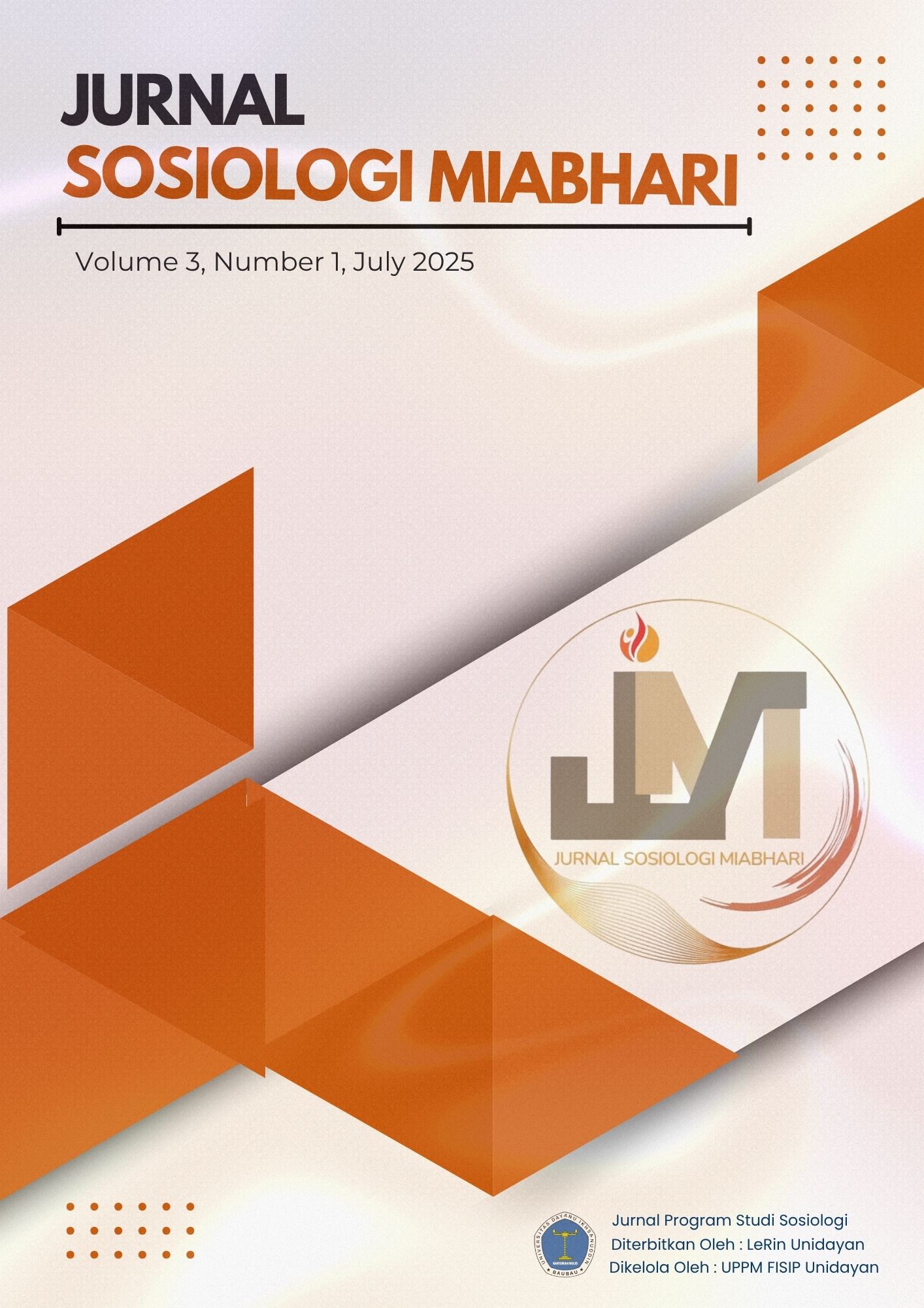 					View Volume 3, Nomor 1, July 2025
				